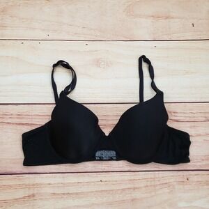 Sweet Nothings Bra‎ Womens Size 38B Black Comfortable Everyday Adjustable Ladies
